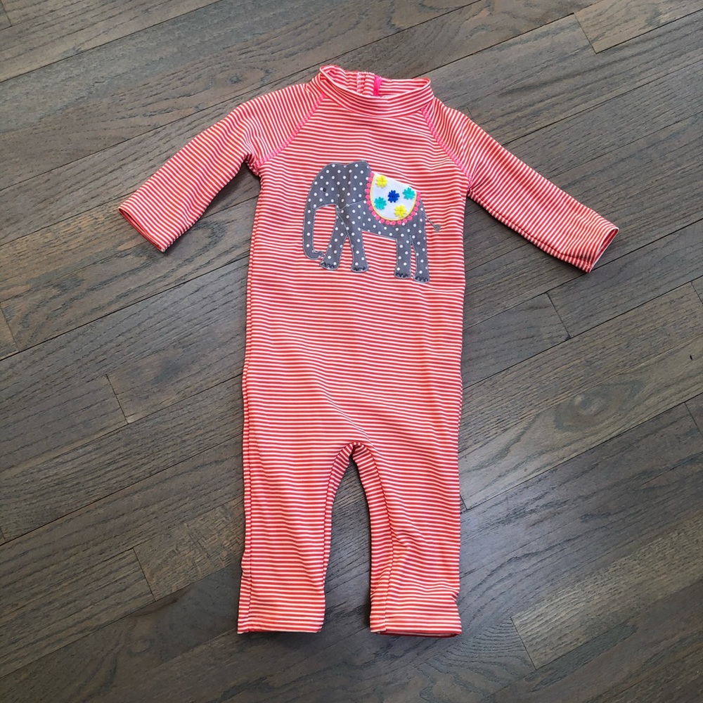 Baby Boden Sunsafe Surfsuit with Elephant (w/ hat)